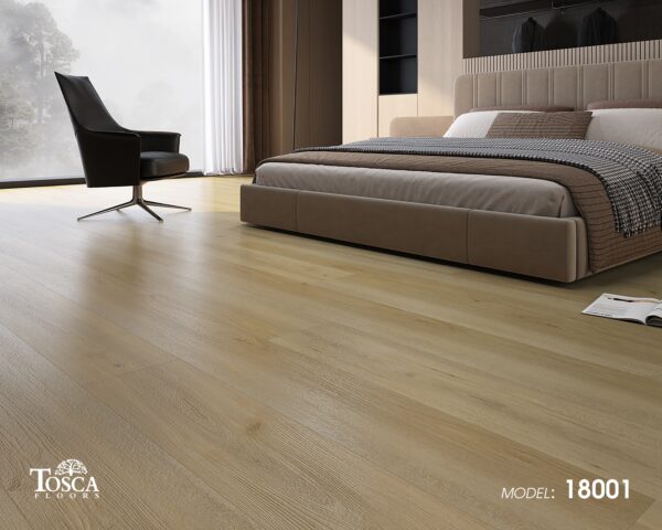 Tosca Floors 7mm SPC Vinyl Plank Flooring – Natural Wood Collection — 18001