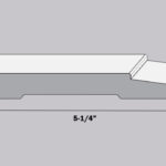 Bevel Step Baseboard 5"