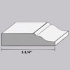 MDF Primed Shoe Mouldings – Colonial, Bevel Step & Modern Styles — Colonial Base Shoe molding