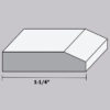 MDF Primed Shoe Mouldings – Colonial, Bevel Step & Modern Styles — Modern Edge Base Shoe Molding